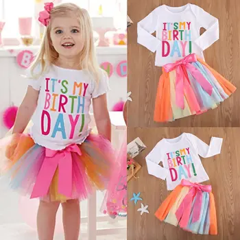 Pudcoco Girl Suits 1Y-6Y Baby Girl Kid Toddler ITS MY Birthday T-shirt+tutu Skirt Dress Outfit Clothing
Pudcoco Girl Suits 1Y-6Y Baby Girl Kid Toddler ITS MY Birthday T-shirt+tutu Skirt Dress Outfit Clothing