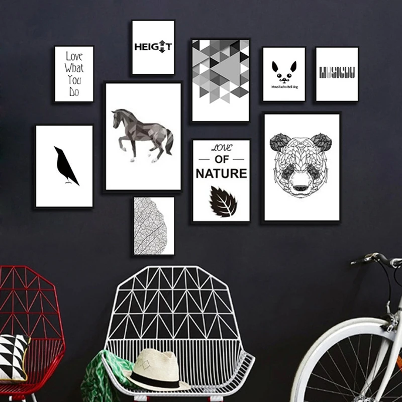Nordic Black and White Animals Canvas Painting Print Horse Pictures Wall Art Poster for Kid's Rooms Bedroom Home Decor No Framed
Nordic Black and White Animals Canvas Painting Print Horse Pictures Wall Art Poster for Kid's Rooms Bedroom Home Decor No Framed