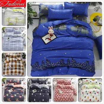 Blue Night 3/4 pcs Bedding Set Adult Kids Child Soft Cotton Bed Linen Single Full Queen King Size Bedspreads Duvet Cover 150x200
Blue Night 3/4 pcs Bedding Set Adult Kids Child Soft Cotton Bed Linen Single Full Queen King Size Bedspreads Duvet Cover 150x200