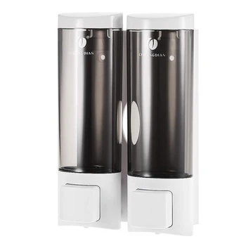 Chuangdian Wall Mount Manual Soap Dispenser Double Liquid Shampoo Shower Gel Dispenser
Chuangdian Wall Mount Manual Soap Dispenser Double Liquid Shampoo Shower Gel Dispenser
