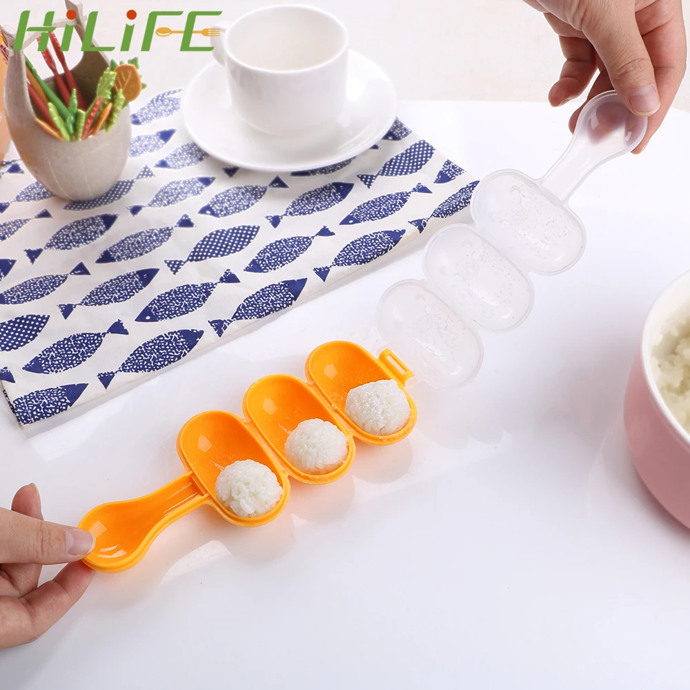 HILIFE Rice Ball Molds Kitchen Accessories Sushi Making Tools Sushi Mold DIY Sushi Maker Japan Onigiri Rice Mold Food Press
HILIFE Rice Ball Molds Kitchen Accessories Sushi Making Tools Sushi Mold DIY Sushi Maker Japan Onigiri Rice Mold Food Press