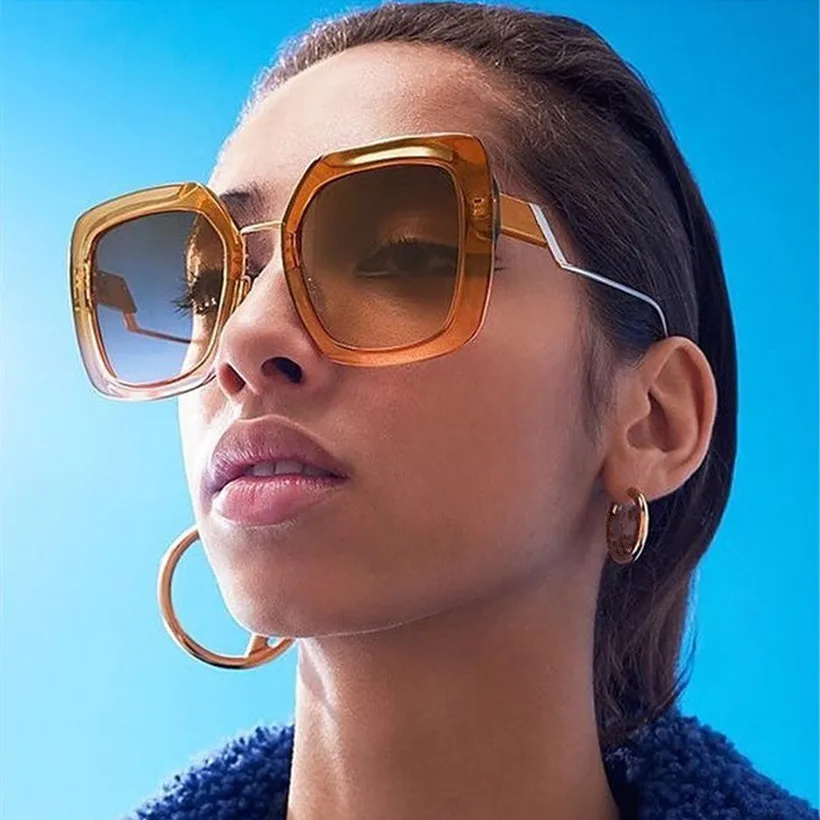 NYWOOH Womens Gradient Sunglasses Women Luxury Oversized Sun Glasses Irregular Frame Eyewear Shades for Lady
NYWOOH Womens Gradient Sunglasses Women Luxury Oversized Sun Glasses Irregular Frame Eyewear Shades for Lady