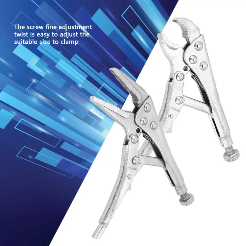 2Pcs Multitool Locking Pliers Ground Mouth Straight Locking Pliers Jaw Lock Vise Grip Clamp Locking Pliers Set Hand Tools
2Pcs Multitool Locking Pliers Ground Mouth Straight Locking Pliers Jaw Lock Vise Grip Clamp Locking Pliers Set Hand Tools