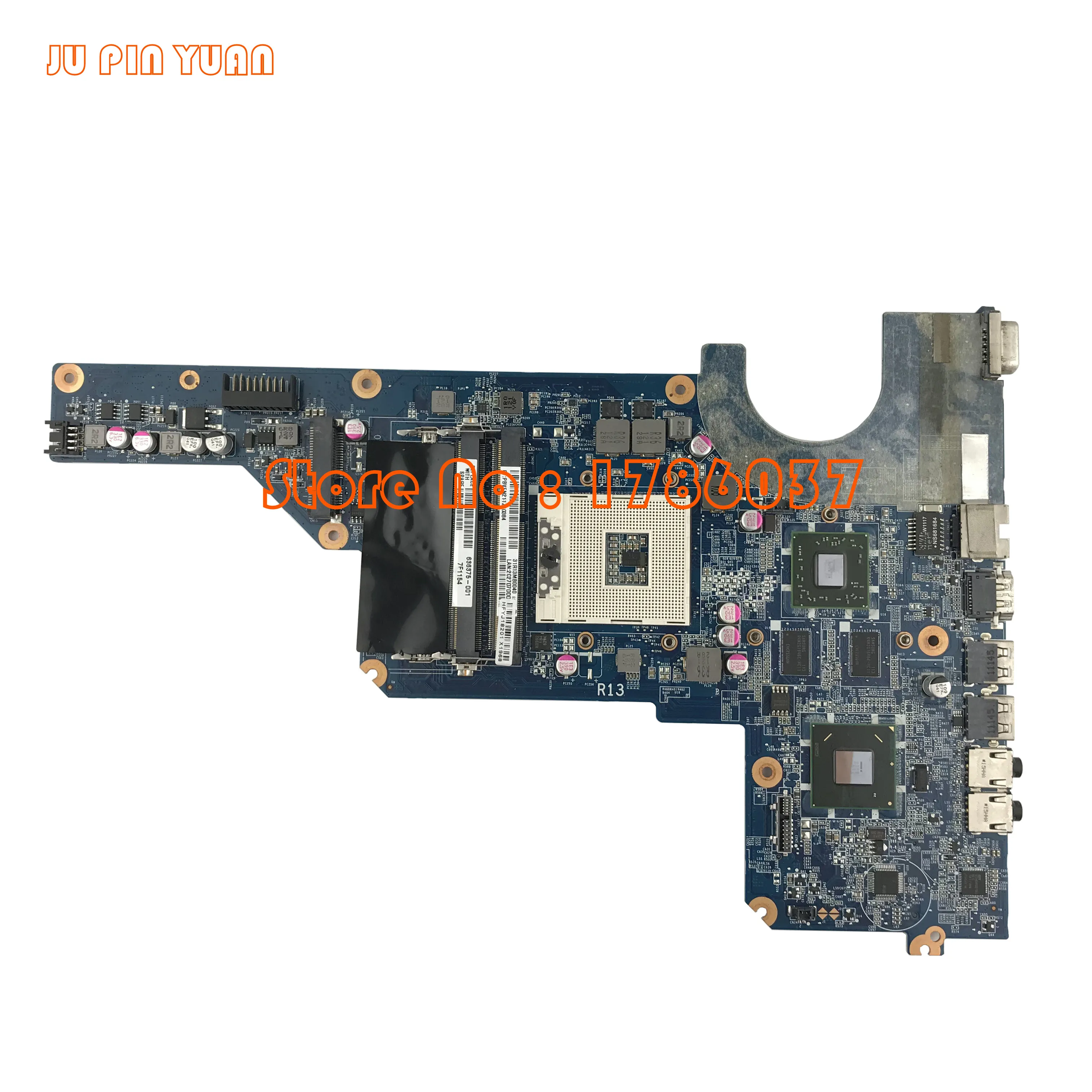 Материнская плата JU PIN YUAN 650199-001 636375-001 DAOR13MB6E1 для HP Pavilion G4 G6 G7 G4-1000 G6-1000 материнская |