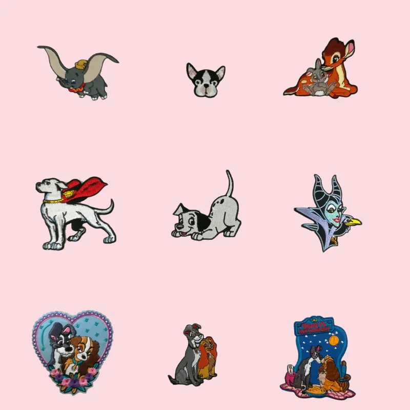 Dumbo Cute Dog French Bulldog Tony's Logo Maleficent Sleeping Beauty iron on patches children day applique
Dumbo Cute Dog French Bulldog Tony's Logo Maleficent Sleeping Beauty iron on patches children day applique