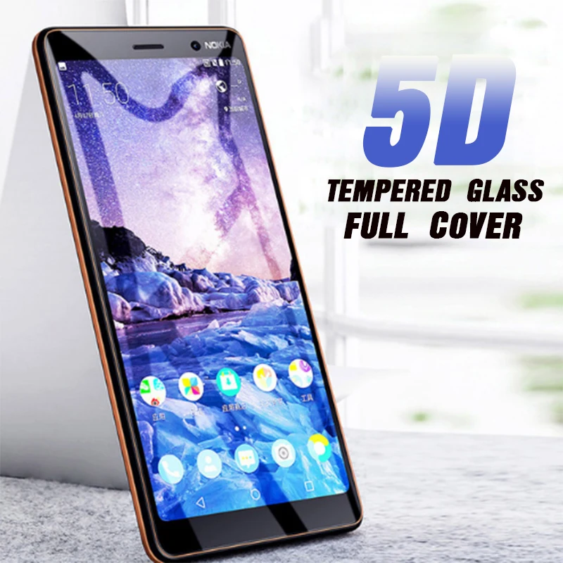 5D Glass Full Glue Screen Protector For Nokia 2 3 5 6 7 Plus 8 2017 Protective Glass for Nokia 2.1 3.1 5.1 6.1 X5 X6 2018 Film
5D Glass Full Glue Screen Protector For Nokia 2 3 5 6 7 Plus 8 2017 Protective Glass for Nokia 2.1 3.1 5.1 6.1 X5 X6 2018 Film