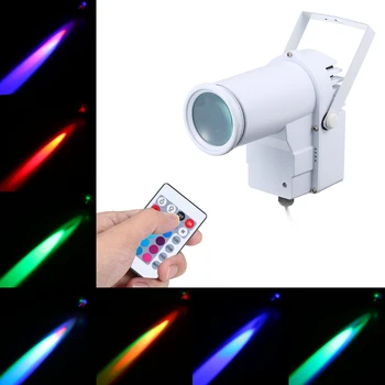 Protable 15W RGB LED Mini Spot Lamp Stage Light Lighting Fixture with Remote Control KTV Bar Club Home Party Disco DJ Show
Protable 15W RGB LED Mini Spot Lamp Stage Light Lighting Fixture with Remote Control KTV Bar Club Home Party Disco DJ Show