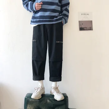 2019 Men's Cotton Straight Casual Pants Trousers Active Elastic Cargo Pants Green/black Loose Joggers Sweatpants Size S-2XL
2019 Men's Cotton Straight Casual Pants Trousers Active Elastic Cargo Pants Green/black Loose Joggers Sweatpants Size S-2XL