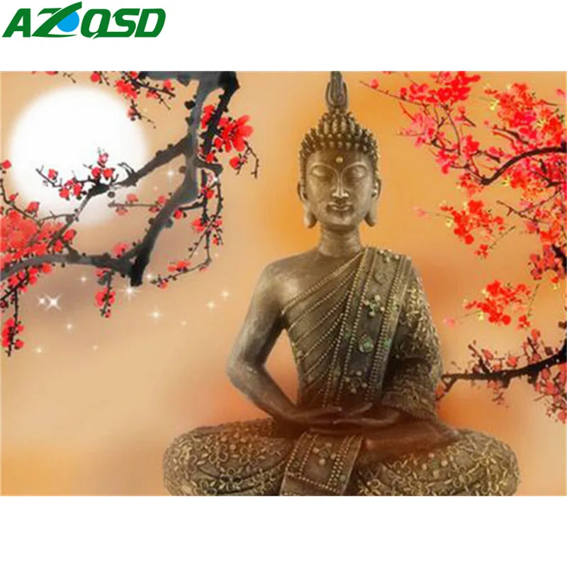 AZQSD 5D DIY Diamond Painting Full Square Buddha Portrait Home Decor Needlework Diamond Embroidery Religion Icon Gift Handmade
AZQSD 5D DIY Diamond Painting Full Square Buddha Portrait Home Decor Needlework Diamond Embroidery Religion Icon Gift Handmade
