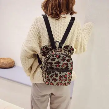 Girls Female Leopard Print Sequins Backpacks Women Ladies Teenage Girls Mini School Bag Zipper Casual Outdoor Travel Backpack
Girls Female Leopard Print Sequins Backpacks Women Ladies Teenage Girls Mini School Bag Zipper Casual Outdoor Travel Backpack