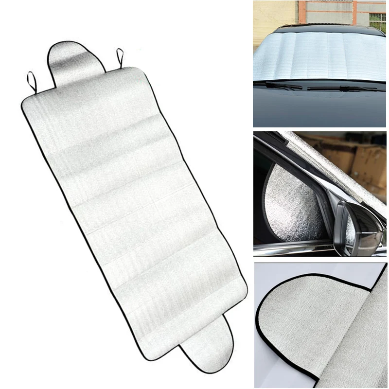 150 X 70cm Car Sunshade Front Windshield Snow Frost Sunscreen Insulation Front And Rear Sun Anti-Snow Block Dual Purpose
150 X 70cm Car Sunshade Front Windshield Snow Frost Sunscreen Insulation Front And Rear Sun Anti-Snow Block Dual Purpose