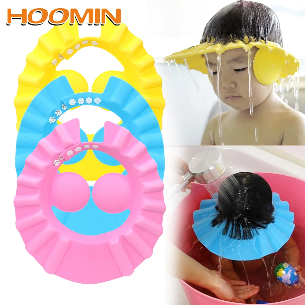 HOOMIN Shower Caps Children Shampoo Cap Safe Soft Hat Bath Wash Hair Cap Ear Protection Adjustable Baby Shower Shield Hat
HOOMIN Shower Caps Children Shampoo Cap Safe Soft Hat Bath Wash Hair Cap Ear Protection Adjustable Baby Shower Shield Hat