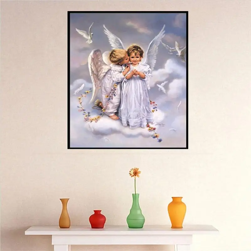 DIY Home Decoratance Cherub Pattern Canvas 5D Diamond Painting Diamond Embroidery Round Rhinestone Without Frame Perfect Poster
DIY Home Decoratance Cherub Pattern Canvas 5D Diamond Painting Diamond Embroidery Round Rhinestone Without Frame Perfect Poster