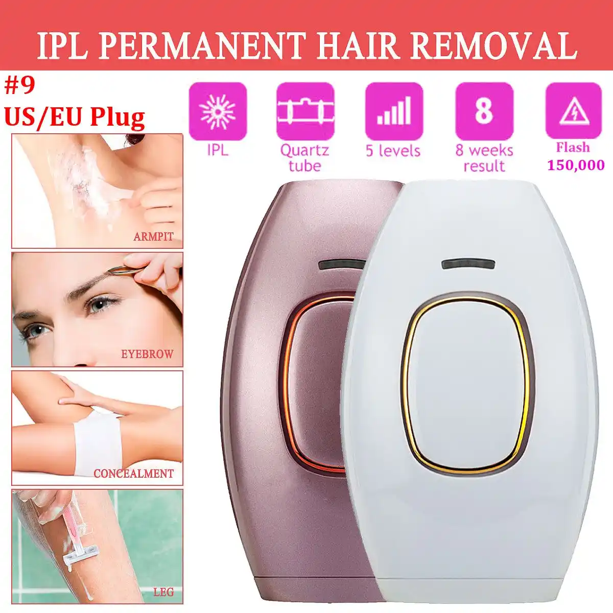 Ipl Epilator Laser Hair Remover Photo Women Facial Hair Removal