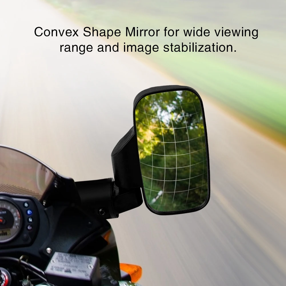 1 pair Motorcycle Side Rear View Mirror Convex Design for UTV Polaris Ranger RZR Can-Am accesorios para moto Adjustable
1 pair Motorcycle Side Rear View Mirror Convex Design for UTV Polaris Ranger RZR Can-Am accesorios para moto Adjustable