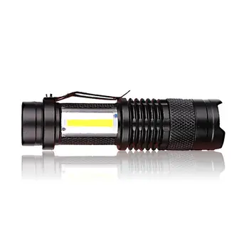 Aluminum Alloy Mini Flashlight XPE COB LED Light for Camping Hiking Hunting Emergency Work Night Light
Aluminum Alloy Mini Flashlight XPE COB LED Light for Camping Hiking Hunting Emergency Work Night Light