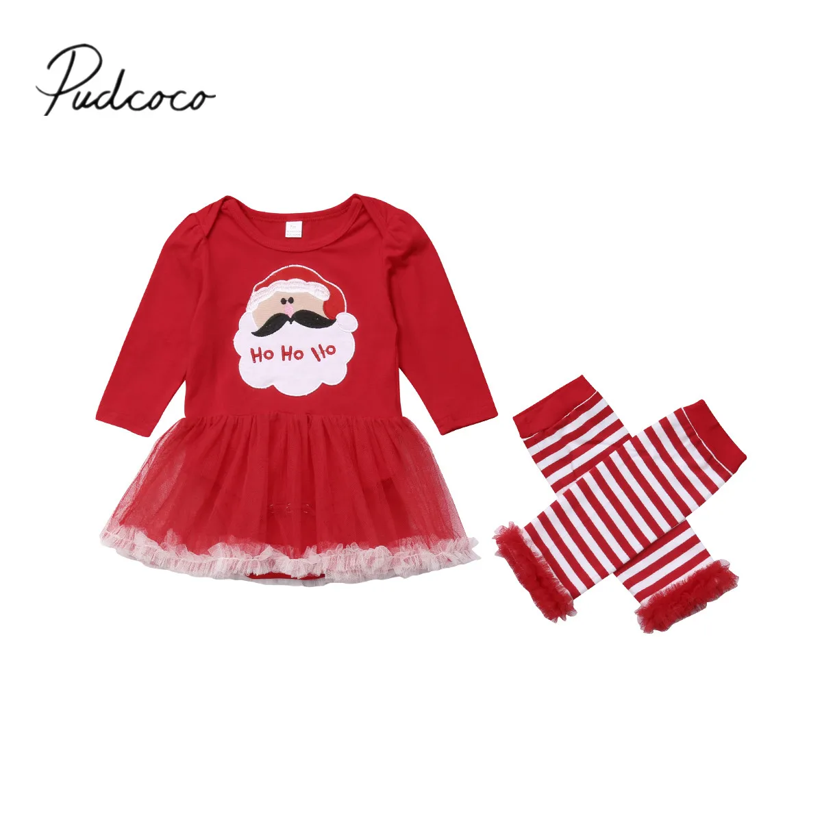 2019 Brand New Newborn Infant Baby Girls 2PCS Sets Xmas Clothes Lace Red Romper Dress+Striped Leg Warmers Santa Outfits 0-18M
2019 Brand New Newborn Infant Baby Girls 2PCS Sets Xmas Clothes Lace Red Romper Dress+Striped Leg Warmers Santa Outfits 0-18M