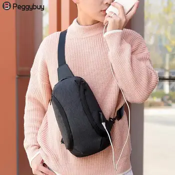 Canvas USB Charging Shoulder Messenger Chest Bags Men Casual Travel Crossbody Chest Bags
Canvas USB Charging Shoulder Messenger Chest Bags Men Casual Travel Crossbody Chest Bags