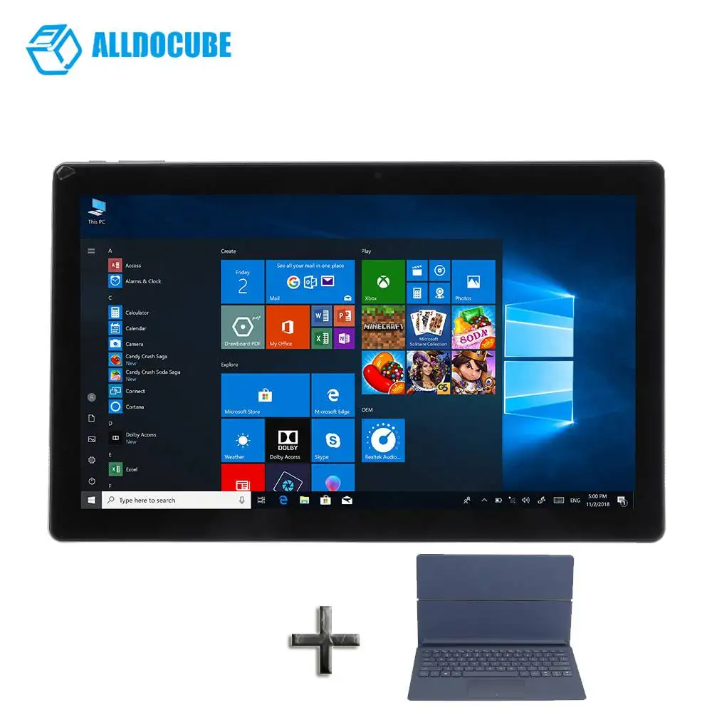

Alldocube KNote GO Intel Apollo Lake N3350 Dual Core 4GB RAM 128GB ROM 11.6 Inch Windows 10 Tablet With Keyboard