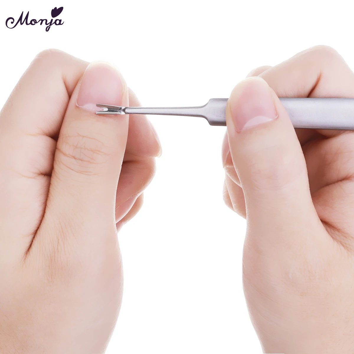 Monja 2 Sizes Nail Art Stainless Steel Silver Cuticle Dead Skin Pusher Callus Fork Remover Manicure Pedicure Tools
Monja 2 Sizes Nail Art Stainless Steel Silver Cuticle Dead Skin Pusher Callus Fork Remover Manicure Pedicure Tools