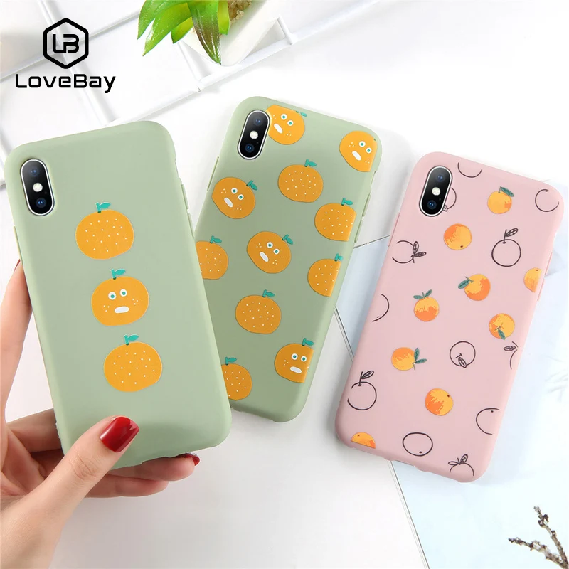 Lovebay For iPhone 6 6s 7 8 Plus X XR XS Max Phone Case Cute Cartoon Orange Painted Soft TPU Silicon For iPhone X Phone Case
Lovebay For iPhone 6 6s 7 8 Plus X XR XS Max Phone Case Cute Cartoon Orange Painted Soft TPU Silicon For iPhone X Phone Case