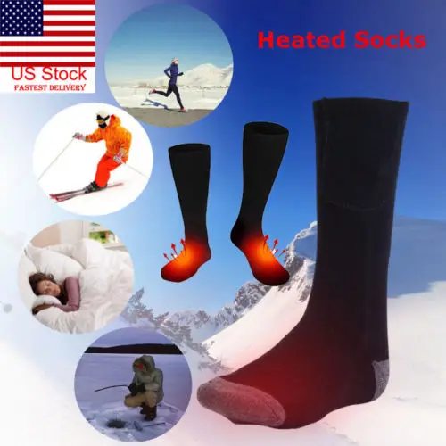 2019 New Winter Heated Stocking Skiing Chargable Battery Electric Heated Socks Boot Feet Warmer Winter Outdoor Sportwear
2019 New Winter Heated Stocking Skiing Chargable Battery Electric Heated Socks Boot Feet Warmer Winter Outdoor Sportwear