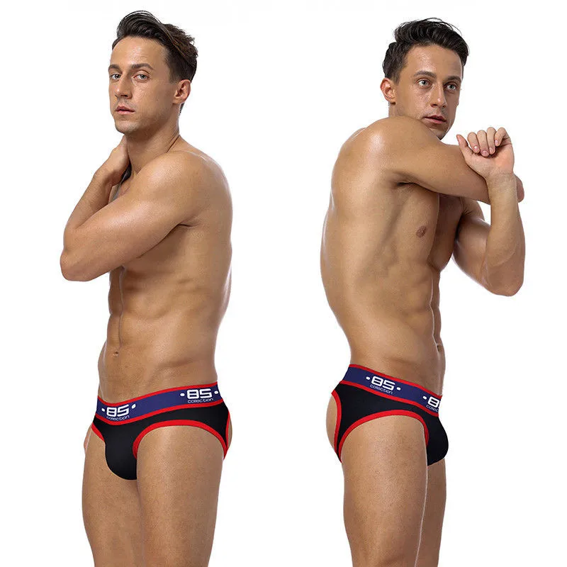 Brand Men Underwear open back Sexy Hollow Crotch BOTTOMLESS Cotton Men Briefs Backless Buttocks cueca Gay Underwear
Brand Men Underwear open back Sexy Hollow Crotch BOTTOMLESS Cotton Men Briefs Backless Buttocks cueca Gay Underwear