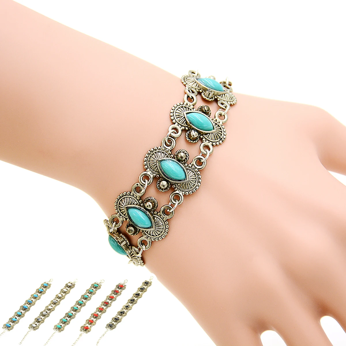 Unisex Hot Sale Women bracelet Bohemian Bracelet Retro Hollow Out Stone Studded Bracelet Wrist Band for Women Christmas Gift
Unisex Hot Sale Women bracelet Bohemian Bracelet Retro Hollow Out Stone Studded Bracelet Wrist Band for Women Christmas Gift