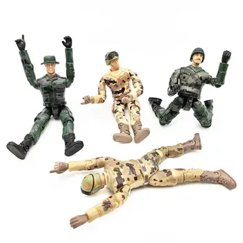 4PCS Simulate Action Figure Soldier Doll RC Toys 10CM/3.94Inch Adjustable Dolls Special Forces Movable Combatant
4PCS Simulate Action Figure Soldier Doll RC Toys 10CM/3.94Inch Adjustable Dolls Special Forces Movable Combatant