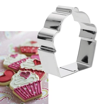 Cupcake Shape Cookie Mold Cake Decorating Tool Stainless Steel Fondant Cake Chocolate Baking Mold Biscuit Cookie Cutter
Cupcake Shape Cookie Mold Cake Decorating Tool Stainless Steel Fondant Cake Chocolate Baking Mold Biscuit Cookie Cutter