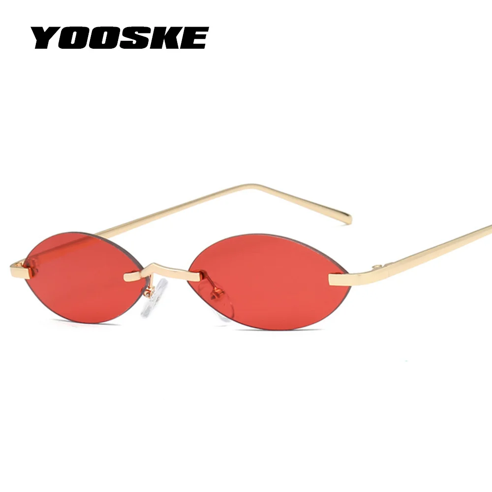 YOOSKE Oval Cat Eye Sunglasses Men Women Luxury Brand Designer Vintage Retro Small Rimless Sun Glasses Skinny 90S Cateye Eyewear
YOOSKE Oval Cat Eye Sunglasses Men Women Luxury Brand Designer Vintage Retro Small Rimless Sun Glasses Skinny 90S Cateye Eyewear