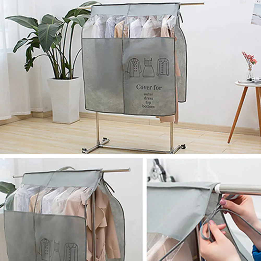 Clothing Garment Coat Protector Non Woven Storage Bags Dust Cover Floor Hanger Hanging Moisture-Proof Dust Bag
Clothing Garment Coat Protector Non Woven Storage Bags Dust Cover Floor Hanger Hanging Moisture-Proof Dust Bag