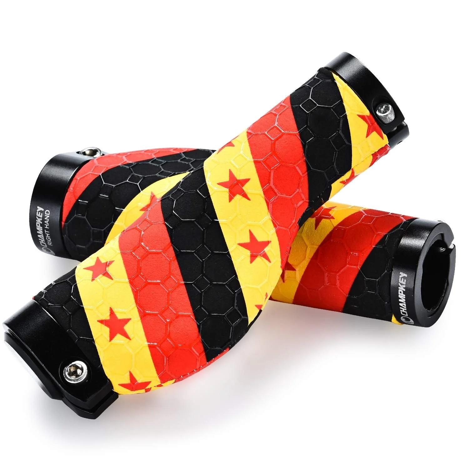 Road Mountain Bike Handlebar Grips Anti-Slip Silicone Textured Surface with Carbon Fiber Material
Road Mountain Bike Handlebar Grips Anti-Slip Silicone Textured Surface with Carbon Fiber Material