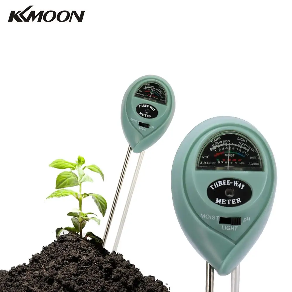 3 in 1 Double Probe Professional Soil Moisture PH Environment Sunlight Intensity Meter Garden Instrument Test Tool
3 in 1 Double Probe Professional Soil Moisture PH Environment Sunlight Intensity Meter Garden Instrument Test Tool