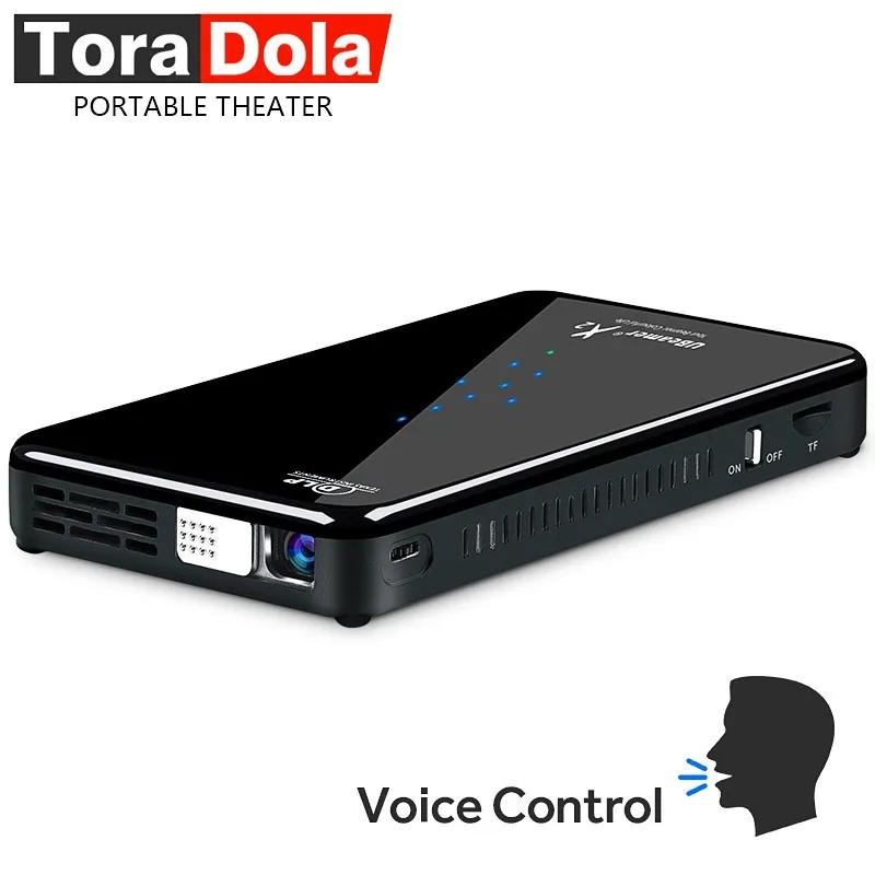TORA DOLA X2 Touch Operation(Optional voice control,Memory 2G-16G) Portable DLP Mini Android 7.1 Projector Support 1080P
TORA DOLA X2 Touch Operation(Optional voice control,Memory 2G-16G) Portable DLP Mini Android 7.1 Projector Support 1080P
