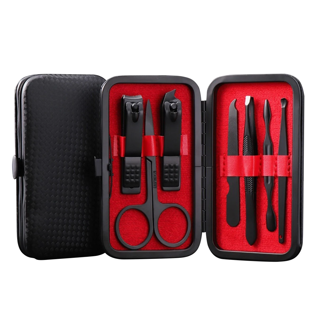 7pcs/set Nail Clippers Pedicure Set nail clippers travel manicure pedicure Hygiene Kit Stainless Steel Cutter Tool Set Nail Care
7pcs/set Nail Clippers Pedicure Set nail clippers travel manicure pedicure Hygiene Kit Stainless Steel Cutter Tool Set Nail Care