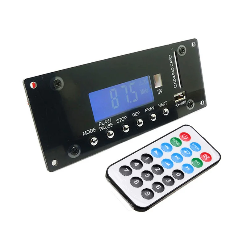 

LEORY Lossless Audio Module MP3 Decoding Module Wireless Bluetooth 4.0 Radio Record TF USB APP Control APE FLAC WMA AUX