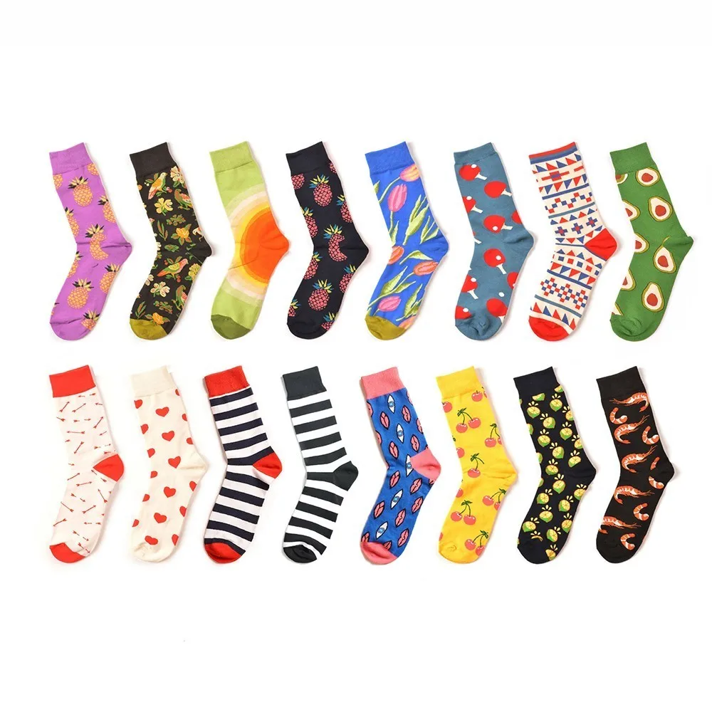 Colorful Cotton Men Socks Funny Food Pineapple Pizza Hamburger Beer Chili Skate Harajuku Happy Socks for Christmas Gift
Colorful Cotton Men Socks Funny Food Pineapple Pizza Hamburger Beer Chili Skate Harajuku Happy Socks for Christmas Gift