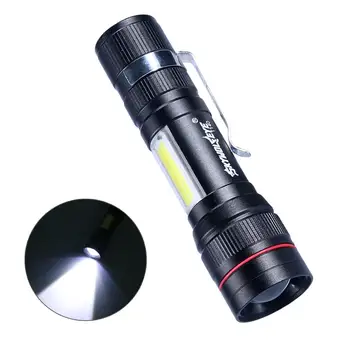 New Portable T6 LED COB Super Bright Flashlight with Telescopic Adjustable Focus for Camping Hiking
New Portable T6 LED COB Super Bright Flashlight with Telescopic Adjustable Focus for Camping Hiking
