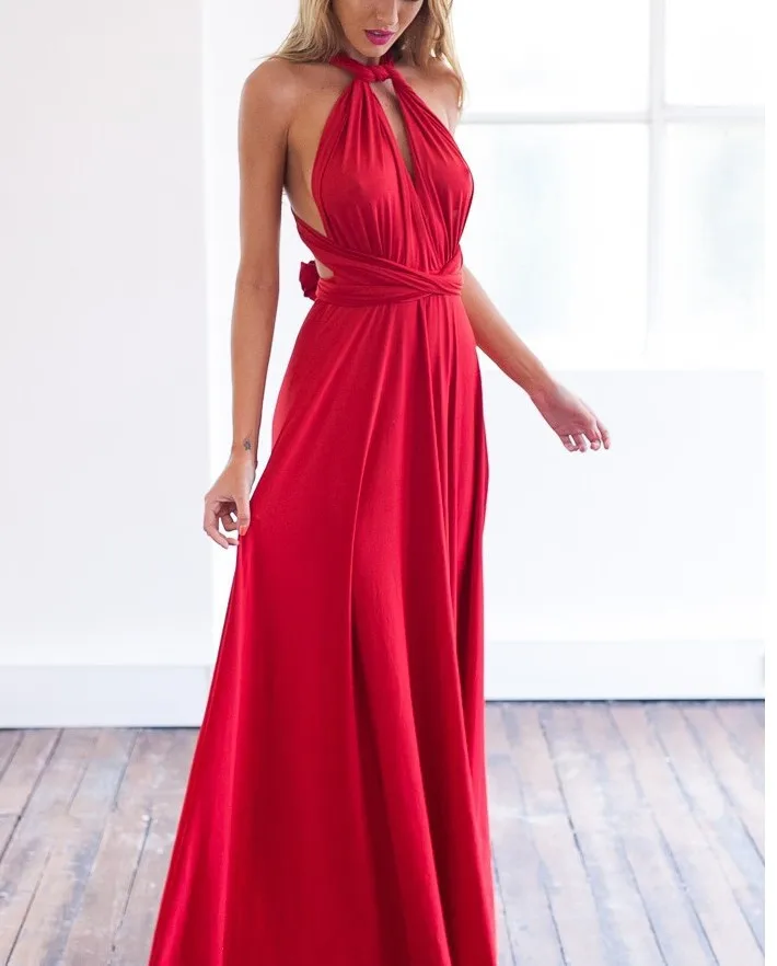 Sexy Women Multiway Wrap Convertible Boho Maxi Club Red Dress Bandage Long Dress Party Bridesmaids Infinity Robe Longue Femme
Sexy Women Multiway Wrap Convertible Boho Maxi Club Red Dress Bandage Long Dress Party Bridesmaids Infinity Robe Longue Femme
