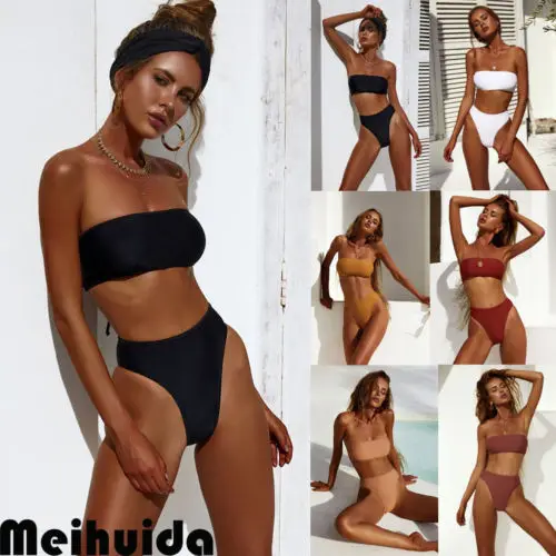 Women 2019 New Summer Solid Swimwear Bikini Set Push-up Padded Bra Bathing Suit Swimsuit
Women 2019 New Summer Solid Swimwear Bikini Set Push-up Padded Bra Bathing Suit Swimsuit