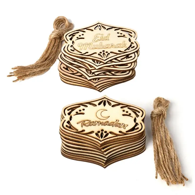 10-piece Wooden Pendant Decoration Islamic Eid Al-Fitr Ornaments Wall Hanging Pendant Crafts Home Restaurant Bar Decoration
10-piece Wooden Pendant Decoration Islamic Eid Al-Fitr Ornaments Wall Hanging Pendant Crafts Home Restaurant Bar Decoration