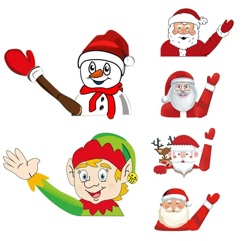 Car Sticker Removable And Interchangeable Christmas Santa Claus Snowman Pattern Sticker For Rear Windshield Wiper Car Decoration
Car Sticker Removable And Interchangeable Christmas Santa Claus Snowman Pattern Sticker For Rear Windshield Wiper Car Decoration