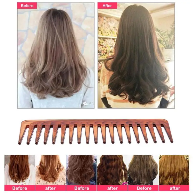 1pc Professional Wide Tooth Hair Comb Brown Plastic Large Widen Combs Hair Brushes Shampoo Styling Tools Scalp Hairbrush Combs
1pc Professional Wide Tooth Hair Comb Brown Plastic Large Widen Combs Hair Brushes Shampoo Styling Tools Scalp Hairbrush Combs