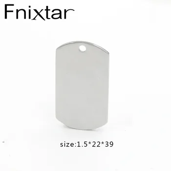 Fnixtar Mirror Full Polished Stainless Steel DIY Blank Stamping Tag Dog Tag Army Necklaces Pendants 22*39mm 10Piece/lot
Fnixtar Mirror Full Polished Stainless Steel DIY Blank Stamping Tag Dog Tag Army Necklaces Pendants 22*39mm 10Piece/lot