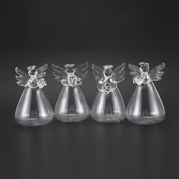 BMBY-Set of 4 Cute Clear Glass Angel Shape Flower Plant Hanging Vase Wedding Decor
BMBY-Set of 4 Cute Clear Glass Angel Shape Flower Plant Hanging Vase Wedding Decor