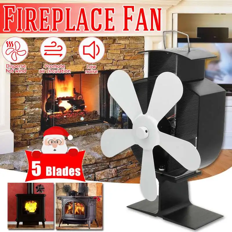 Quiet 5 Blades Heat Powered Stove Fan Log Wood Burner Ecofan White Home Fireplace Fan Efficient Heat Eco Stove Top Fan
Quiet 5 Blades Heat Powered Stove Fan Log Wood Burner Ecofan White Home Fireplace Fan Efficient Heat Eco Stove Top Fan