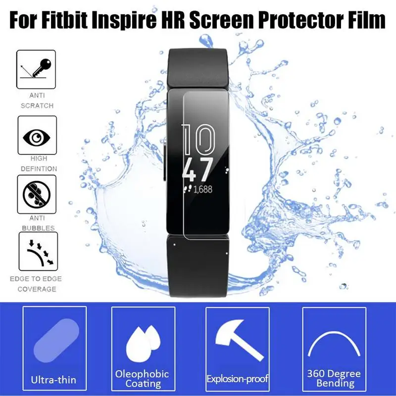 3/5PCS HD Protector Film For Fitbit Inspire HR Inspire Explosion-proof Anti-shock Soft Film Case Transparent TPU Screen
3/5PCS HD Protector Film For Fitbit Inspire HR Inspire Explosion-proof Anti-shock Soft Film Case Transparent TPU Screen