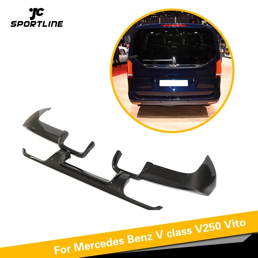 For Mercedes-Benz V Class W447 V250 Vito Rear Bumper Diffuser Spoiler Apron Carbon Fiber Bumper Guard Cover Splitter 3pcs Style
For Mercedes-Benz V Class W447 V250 Vito Rear Bumper Diffuser Spoiler Apron Carbon Fiber Bumper Guard Cover Splitter 3pcs Style