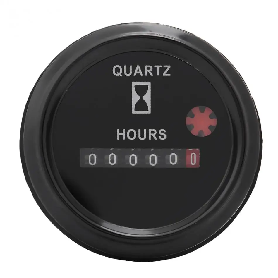 Hot DC 12-36V 6 Digit Accurate Round Quartz Hour Meter Timer Gauge Tester With Connection Terminals for Boat Car Truck Engine
Hot DC 12-36V 6 Digit Accurate Round Quartz Hour Meter Timer Gauge Tester With Connection Terminals for Boat Car Truck Engine